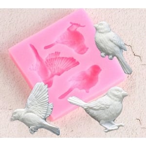 Birds Silicone Clay Mould (CAMOLD381)