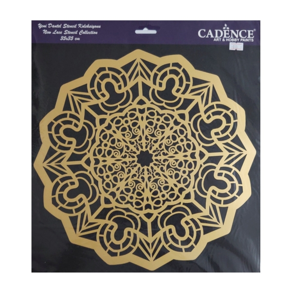 Cadence 35 by 35 cm stencil - Lace (YDS-009)