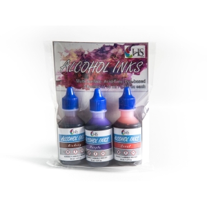 HS Alcohol Inks - Set 3 (Coral, Hickory and Purple)