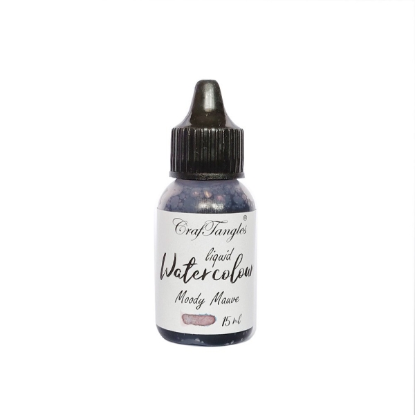 CrafTangles liquid watercolor (15 ml) - Moody Mauve