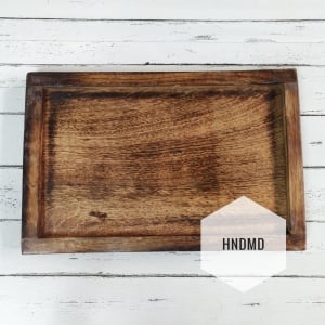 Rectangle Wooden Tray for Decoupage