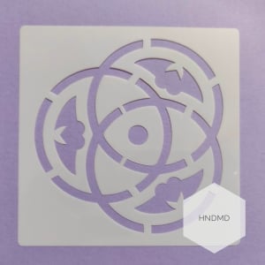 Mandala 5by5 inch stencils (Design 81)