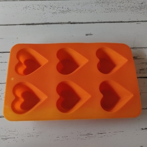 Skinny Hearts Silicone Soap Mould (6 Cavities)