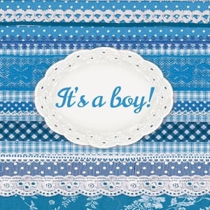 German Decoupage Napkins (5 pcs) - Its a Boy