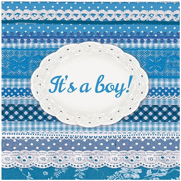 German Decoupage Napkins (5 pcs) - Its a Boy
