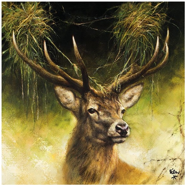 German Decoupage Napkins (5 pcs) - Deer