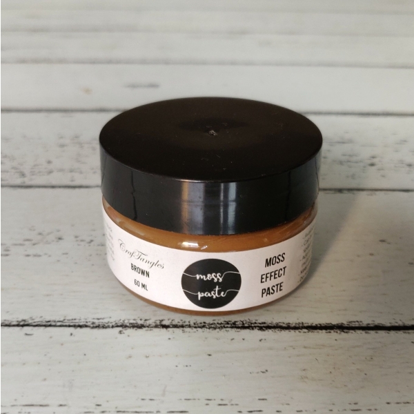 CrafTangles Moss Effect Texture Paste - Brown (60 ml)