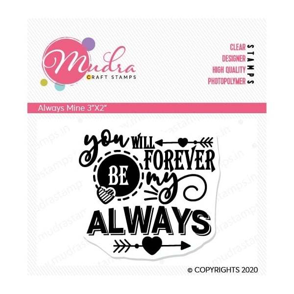 Mudra Craft Stamps - Always Mine