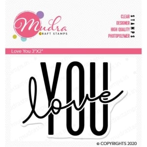 Mudra Craft Stamps - Love You