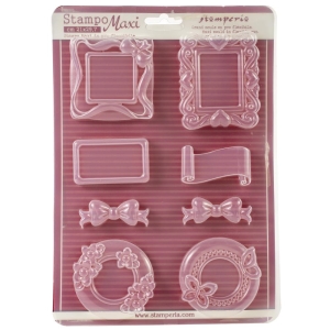 Stamperia Soft Maxi Mould 8.5"X11.5" - Frames
