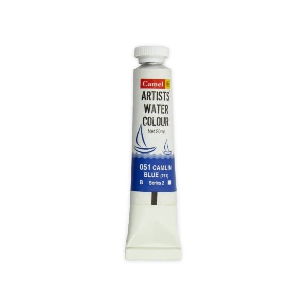 Camel Artist Watercolour Tubes (20 ml) - Series 2 - Camlin Blue (051)