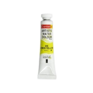 Camel Artist Watercolour Tubes (20 ml) - Series 2 - Lemon Yellow (236)