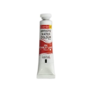 Camel Artist Watercolour Tubes (20 ml) - Series 1 - Scarlet Lake (394)