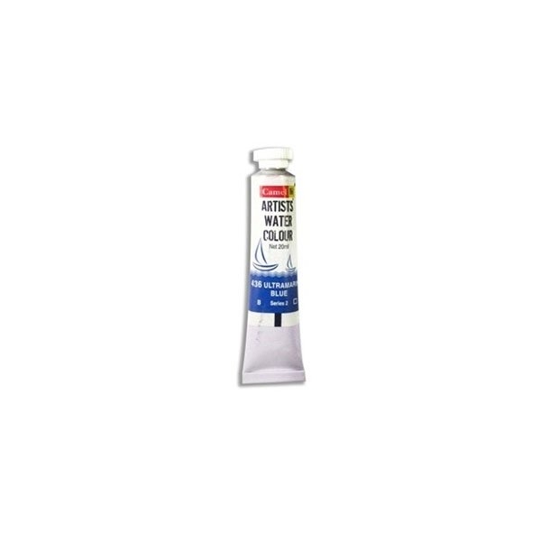 Camel Artist Watercolour Tubes (20 ml) - Series 2 - Ultramarine Blue (436)