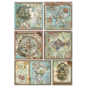 Stamperia Rice Paper A4 - Frames