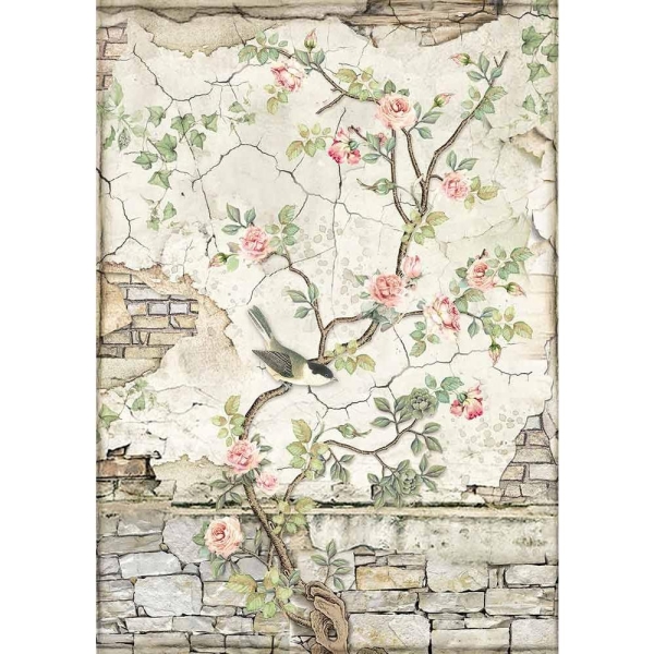 Stamperia Rice Paper A4 - Little Bird on Branch