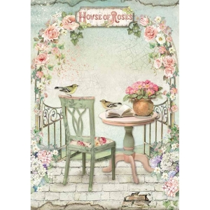 Stamperia Rice Paper A4 - Gazebo