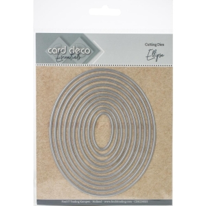 Find It Trading Card Deco Essentials Nesting Cutting Dies - Ellipse / Oval
