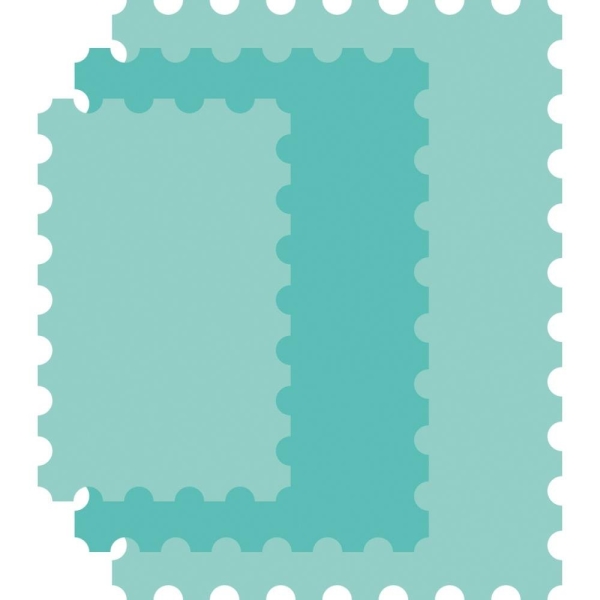 Kaisercraft Decorative Die - Nesting Postage Stamp