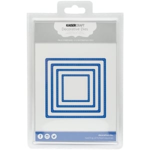 Kaisercraft Decorative Die - Nested Stitched Squares