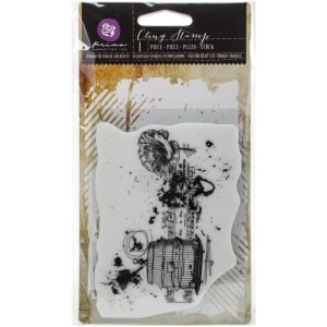 Prima Cling Stamp 3.5"X5" - Romanticism