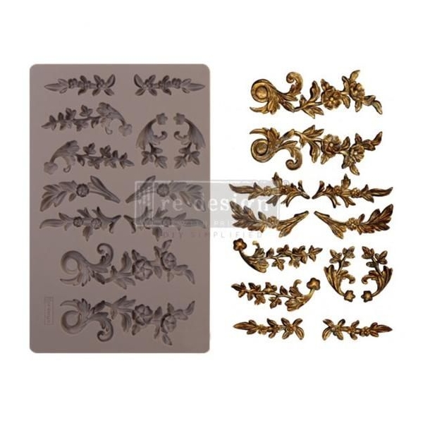 Prima Marketing Re-Design Mould 5" X 8" - Delicate Flora