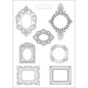 Stamperia Soft Maxi Mould 8.5"X11.5" - Frames, Princess
