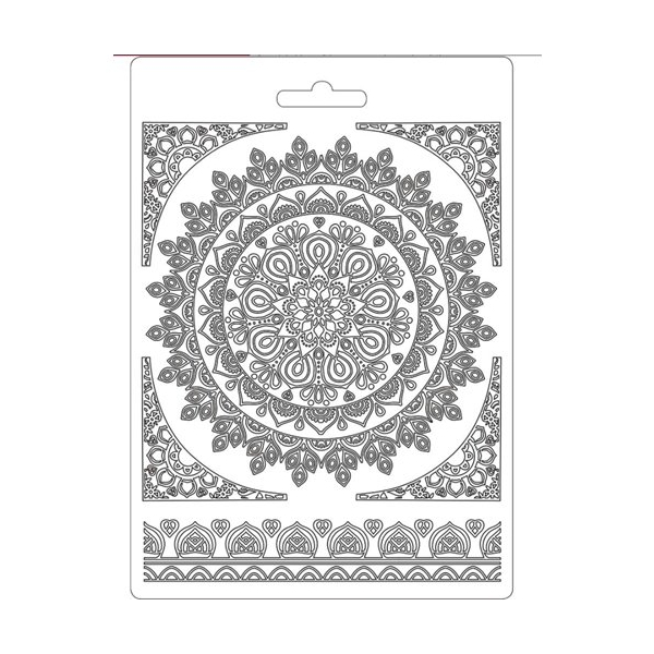 Stamperia Soft Maxi Mould A5 - Round Lace Princess