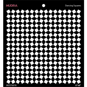 Mudra Stencils - Dancing Squares