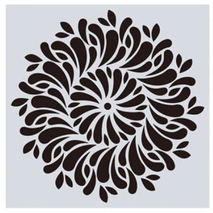 Mandala 8by8 inch stencils (Design 1)
