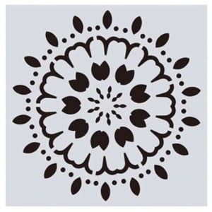 Mandala 8by8 inch stencils (Design 13)