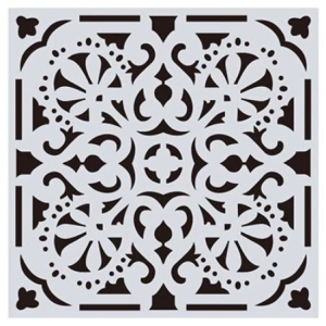 Mandala 8by8 inch stencils (Design 15)