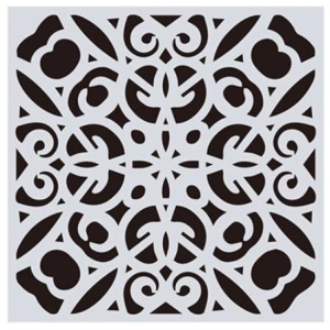 Mandala 8by8 inch stencils (Design 6)