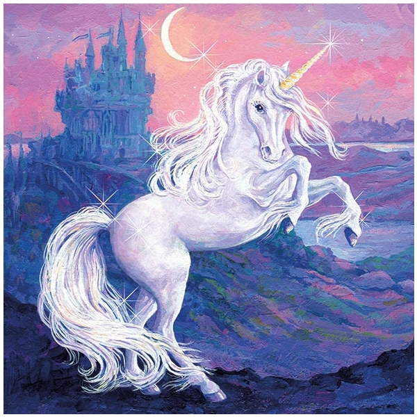 German Decoupage Napkins (5 pcs) - Fantasy Unicorn (13314035)