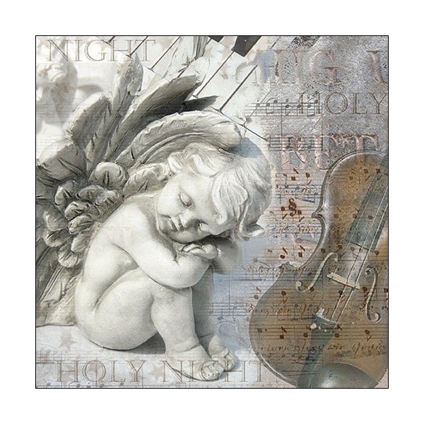 German Decoupage Napkins (5 pcs) - Silent Night (Christmas)