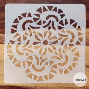 8by8 inch stencil - Design 34