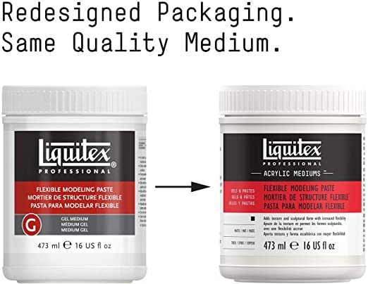 Liquitex Gel Medium Flexible Modeling Paste 473 ml