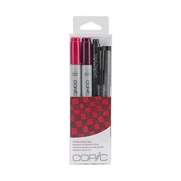 Copic Marker Doodle Pack, Red