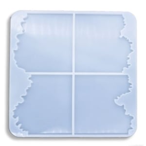 Agate Shaped Coaster Moulds (4 coasters)