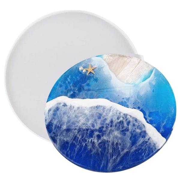 8 inch Round plate Silicone Mould - Image 2