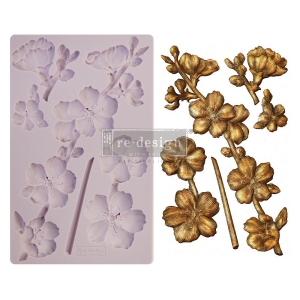 Prima Marketing Re-Design Mould 5" X 8" - Botanical Blossoms
