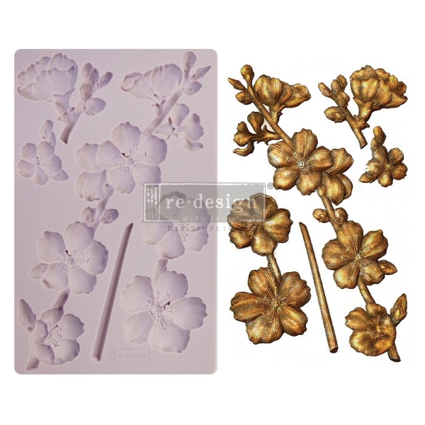 Prima Marketing Re-Design Mould 5" X 8" - Botanical Blossoms