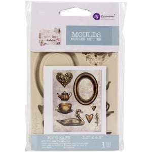 Prima Decor Moulds 3.5"X4.5" - With Love