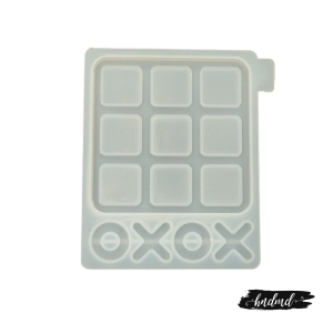 Tic Tac Toe Resin Silicone Mould