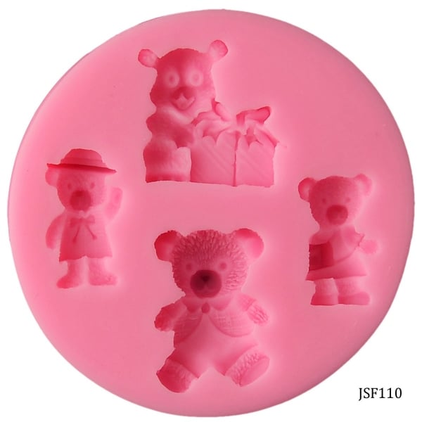 Teddy Bears Silicone Clay Mould