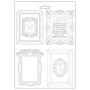 Stamperia Soft Maxi Mould 8.5"X11.5" - Frames, Atelier Des Arts
