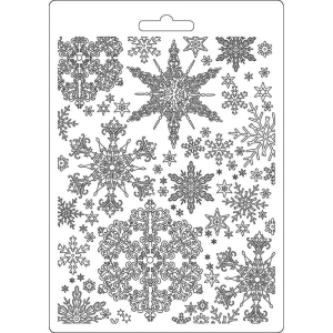 Stamperia Soft Maxi Mould A5 - Snowflakes Winter Tales
