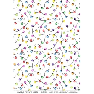 CrafTangles A4 Transfer It Sheets - Pattern Lights