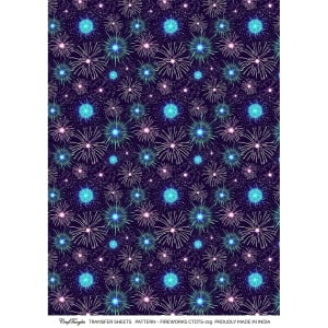 CrafTangles A4 Transfer It Sheets - Fireworks