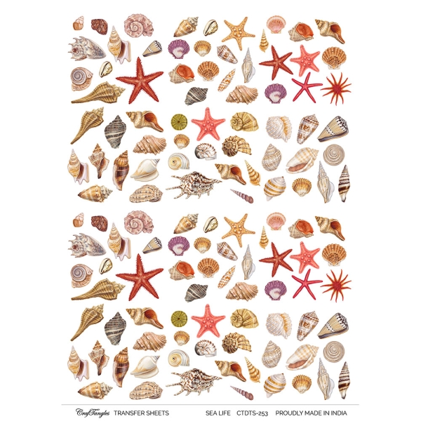 CrafTangles A4 Transfer It Sheets - Sea Life